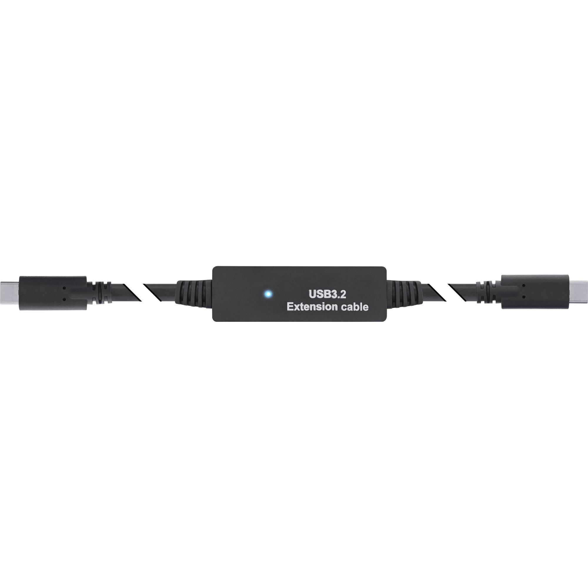 Cavo attivo USB 3.2 Gen.1 - Da spina USB-C a spina USB-C - nero - 5 m