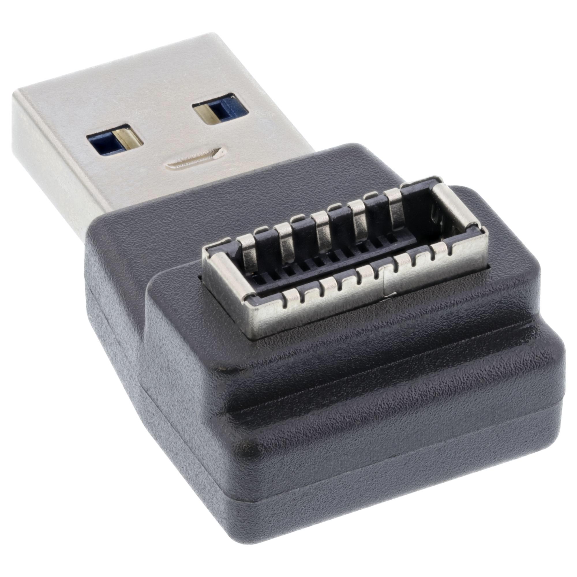 Adattatore USB 3.2: connettore USB-A alla presa USB-E interna del pannello frontale