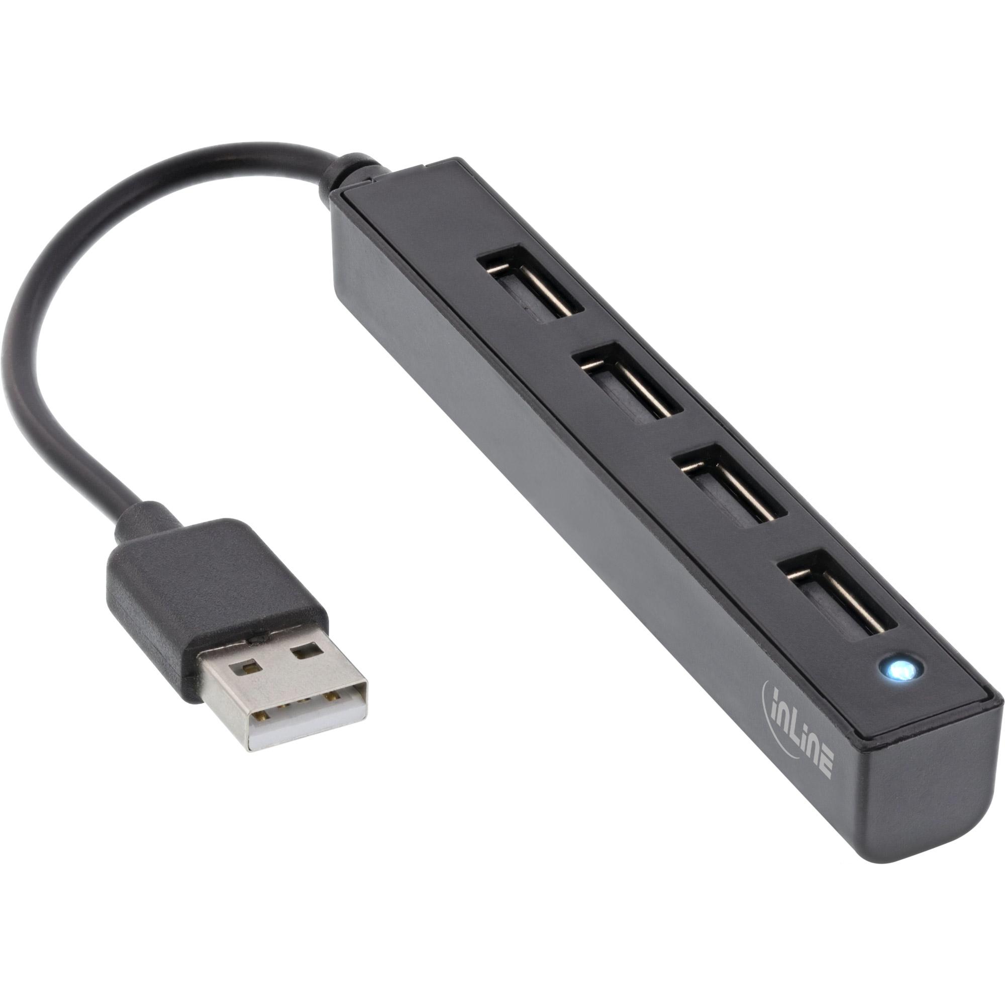 Hub USB 2.0 a 4 porte -...