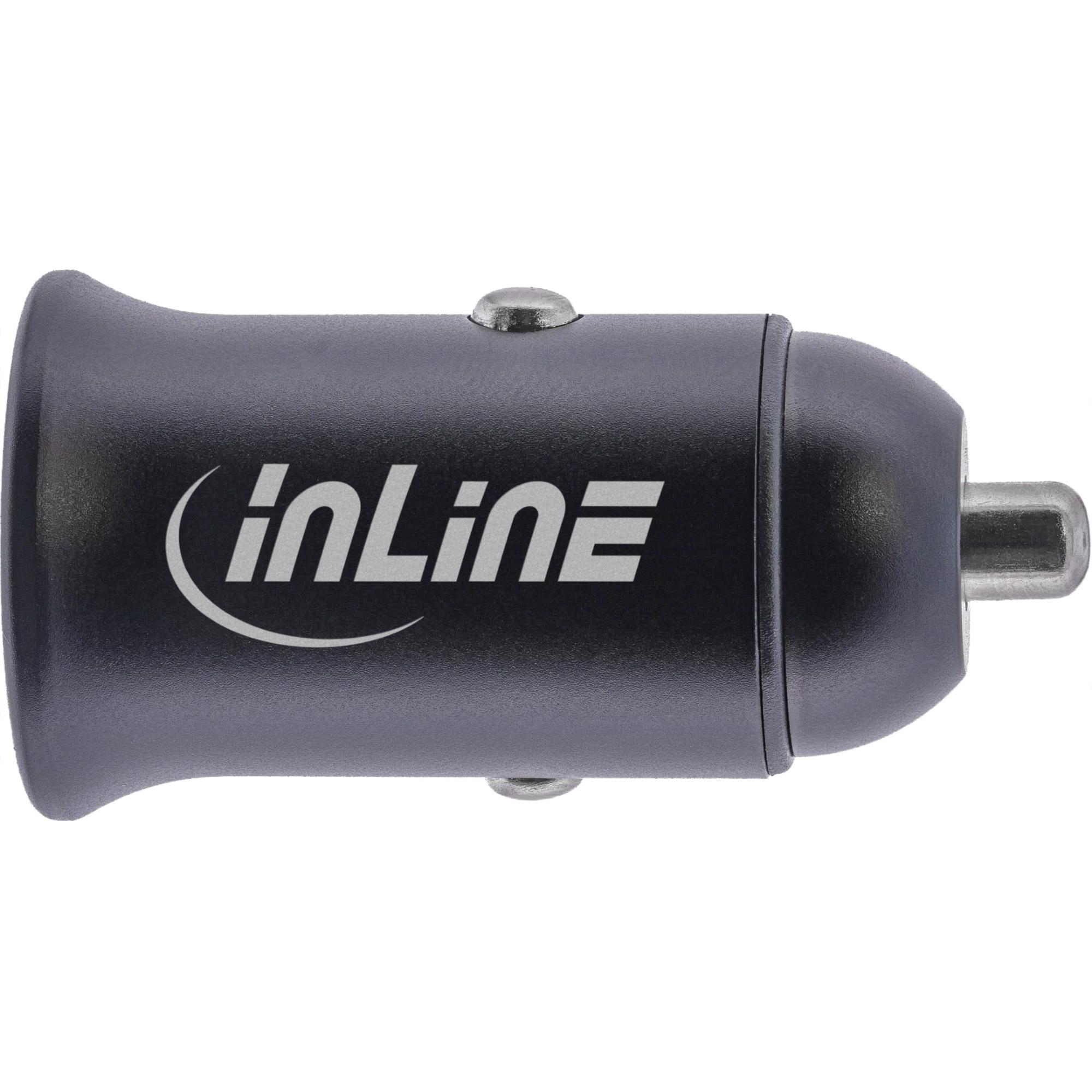 Adattatore di alimentazione USB per auto Power Delivery - 2x USB-C - nero
