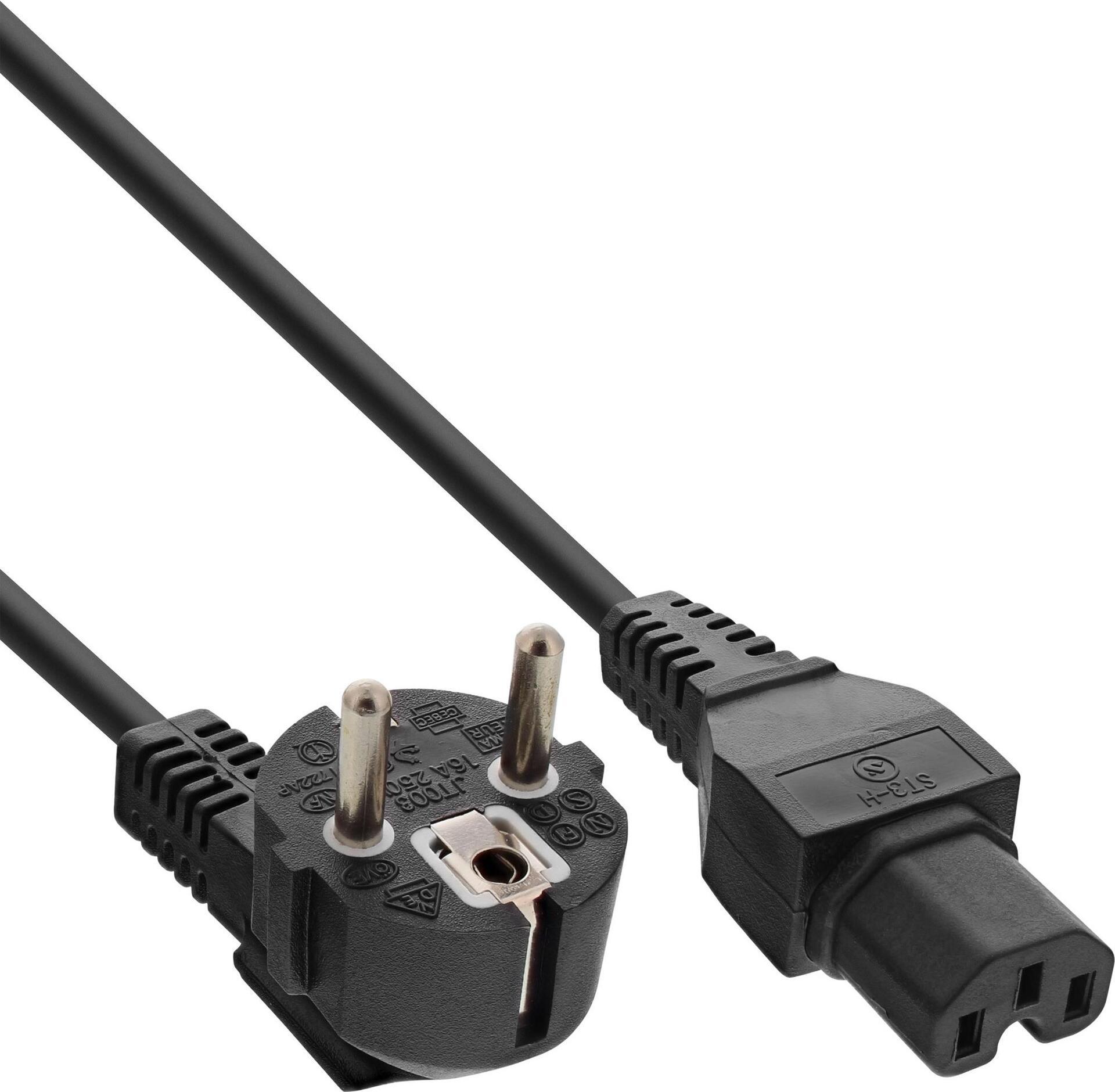 Inline 25 Bulk Pack Metween Il contatto protettivo Strizzato su un dispositivo caldo Plug C15 - Cavo - Elettricità/Alimentazio