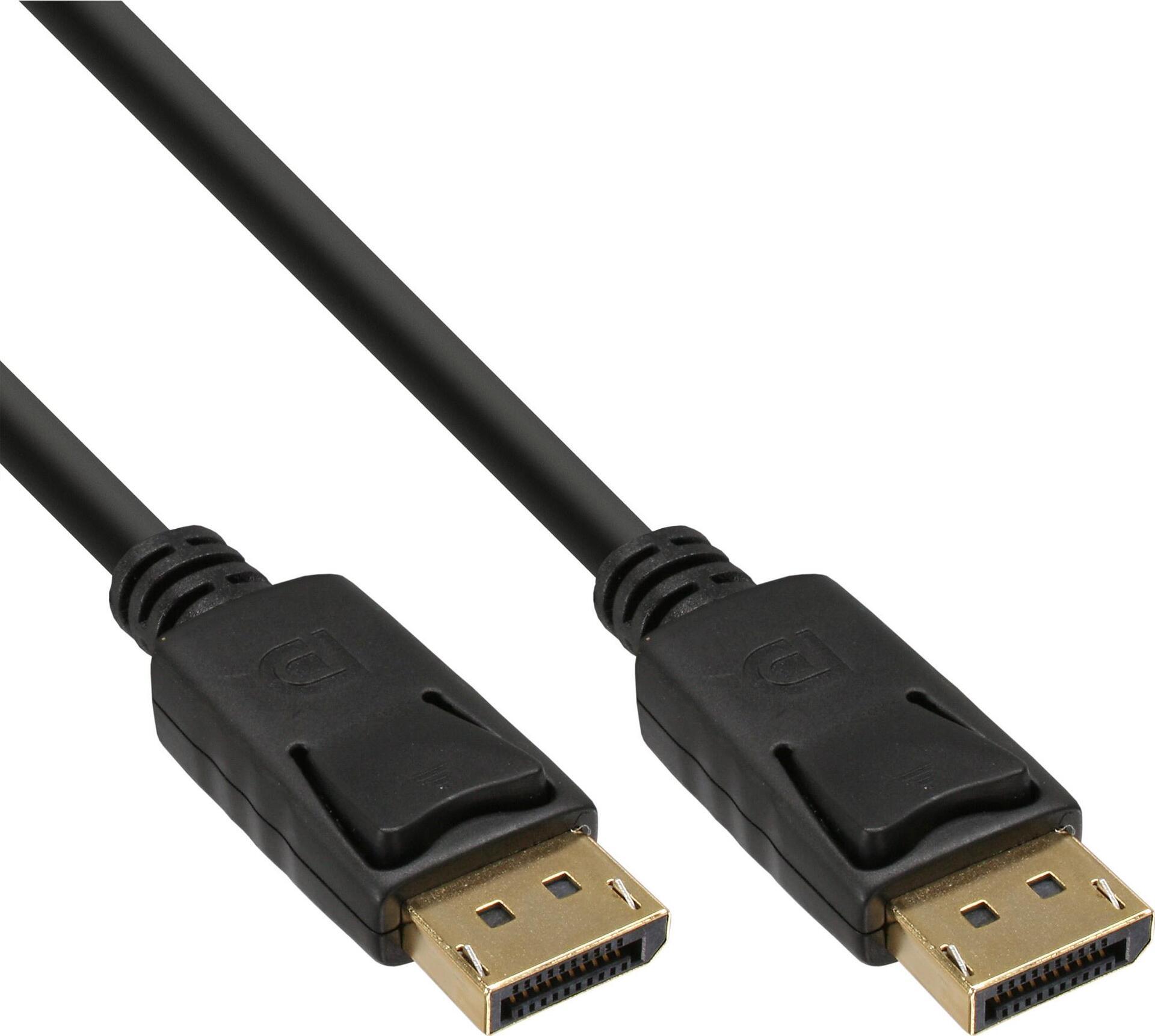 In linea 14er bulk -pack displayport kabel 4k2k contatti dorati neri - cavo - digitale/display/video - 5 m - 20 -pin (B -17105p)