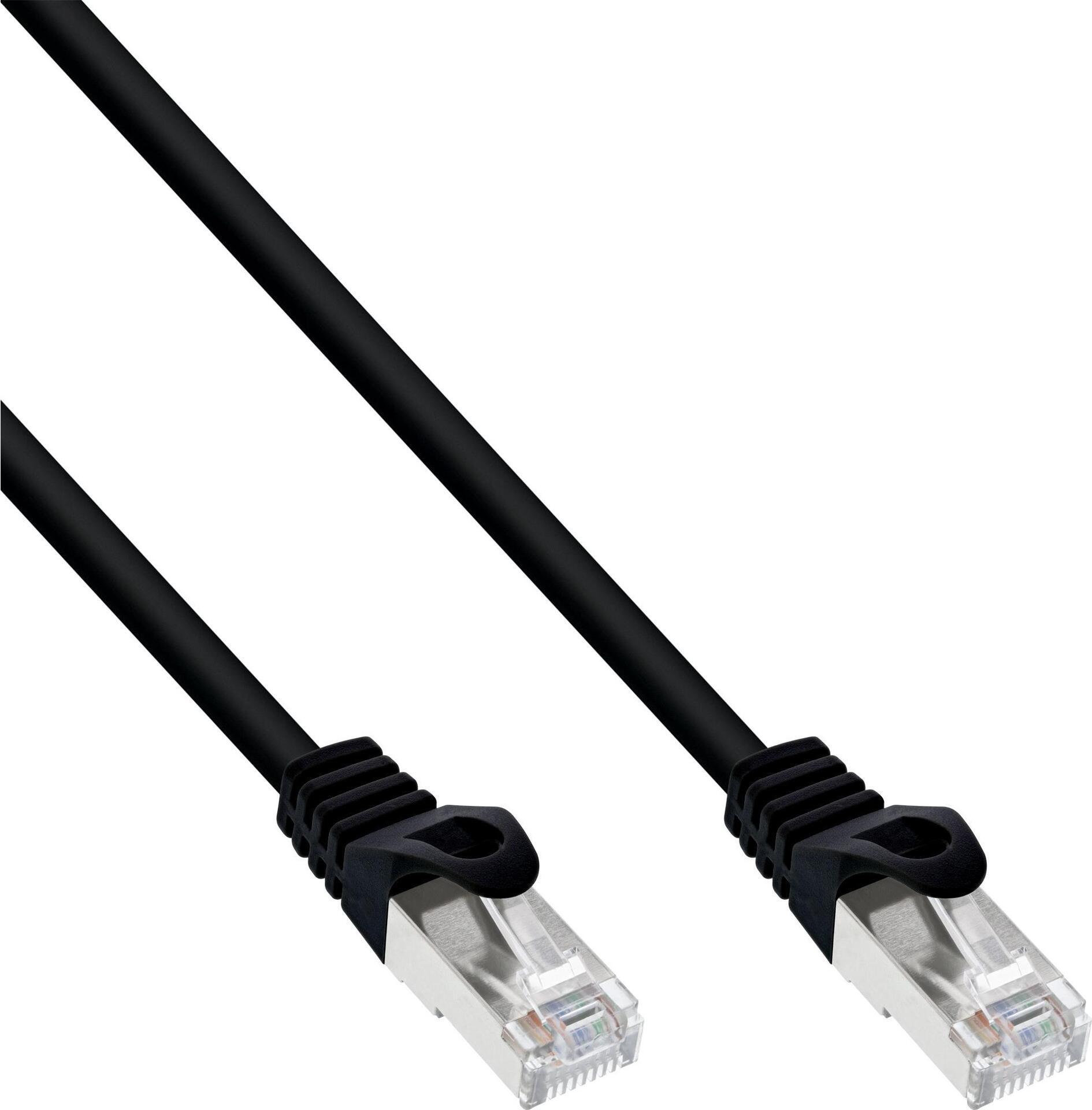 Inline 40s Bulk -Pack Patch Cavo SF/UTP Cat.5E Black 2M - Cavo - Rete - Video/Analog - Cat 5E - SFTP - UTP - 2 m (B -72502S))