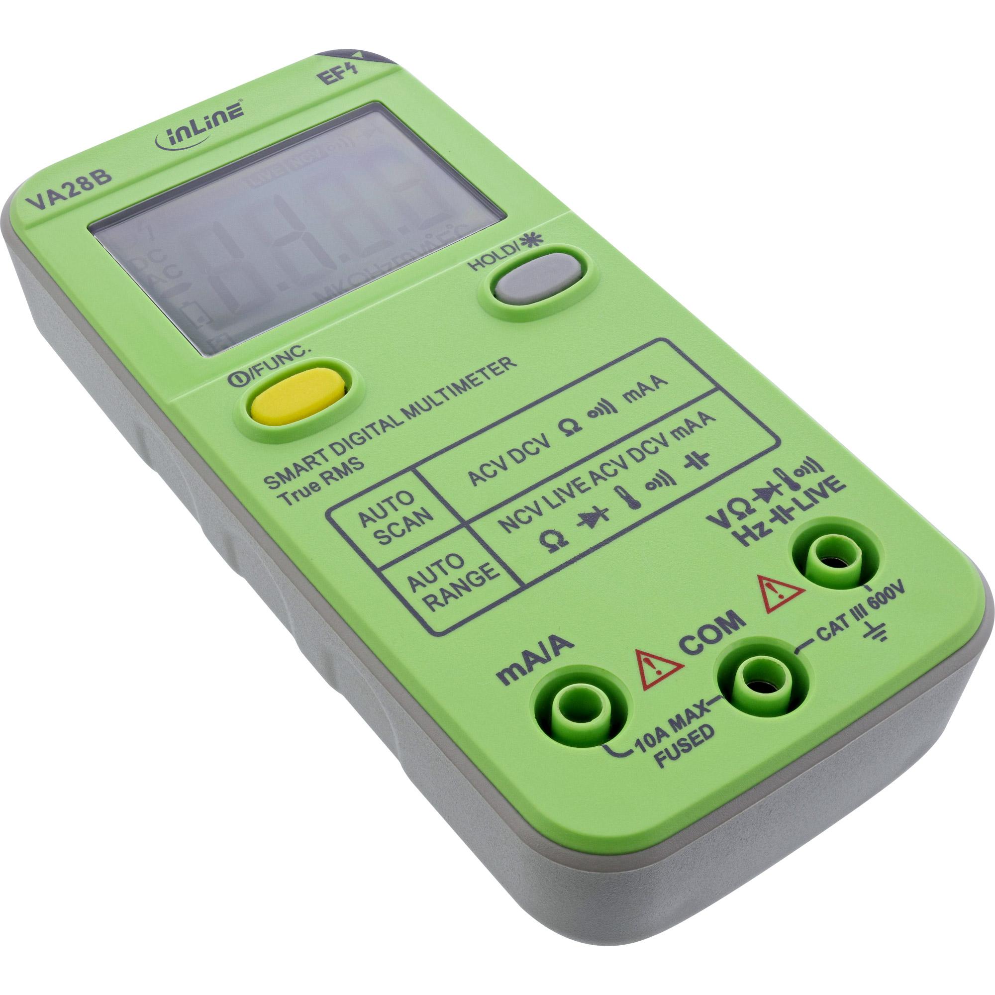 Multimetro con autorange e autoscan - formato tascabile