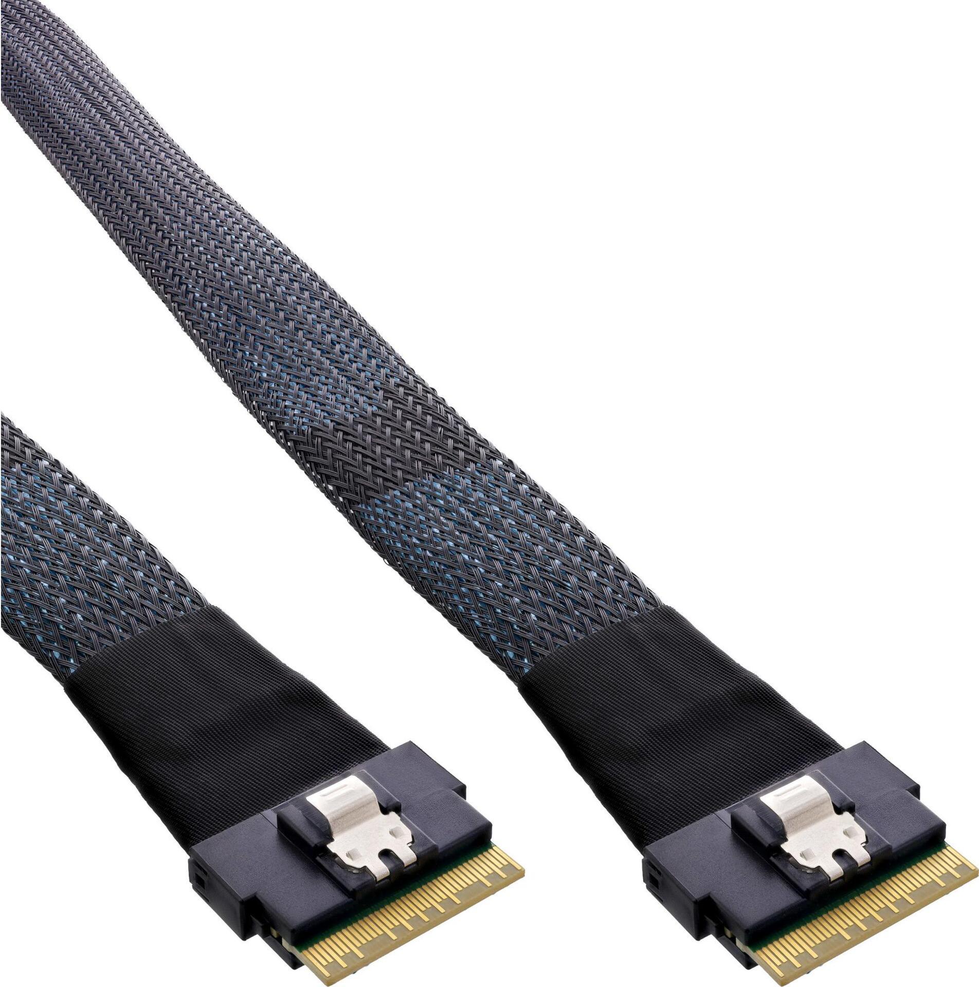 Cavo SAS sottile - da SFF-8654 8i a SFF-8654 8i - 48 Gb-s - 0,5 m