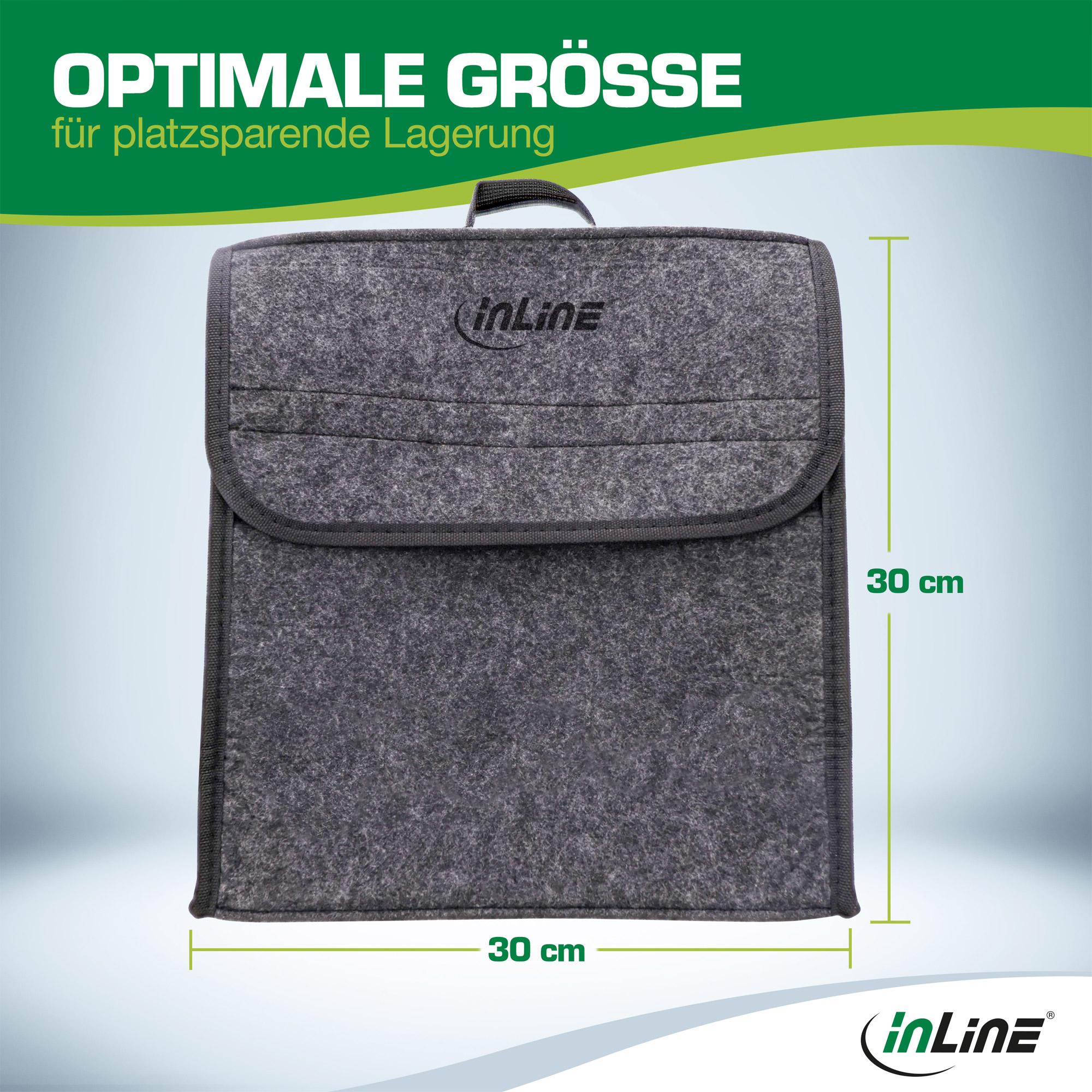 Borsa portaoggetti per cavo di ricarica per auto elettriche - fino a 7,5 m - grigia