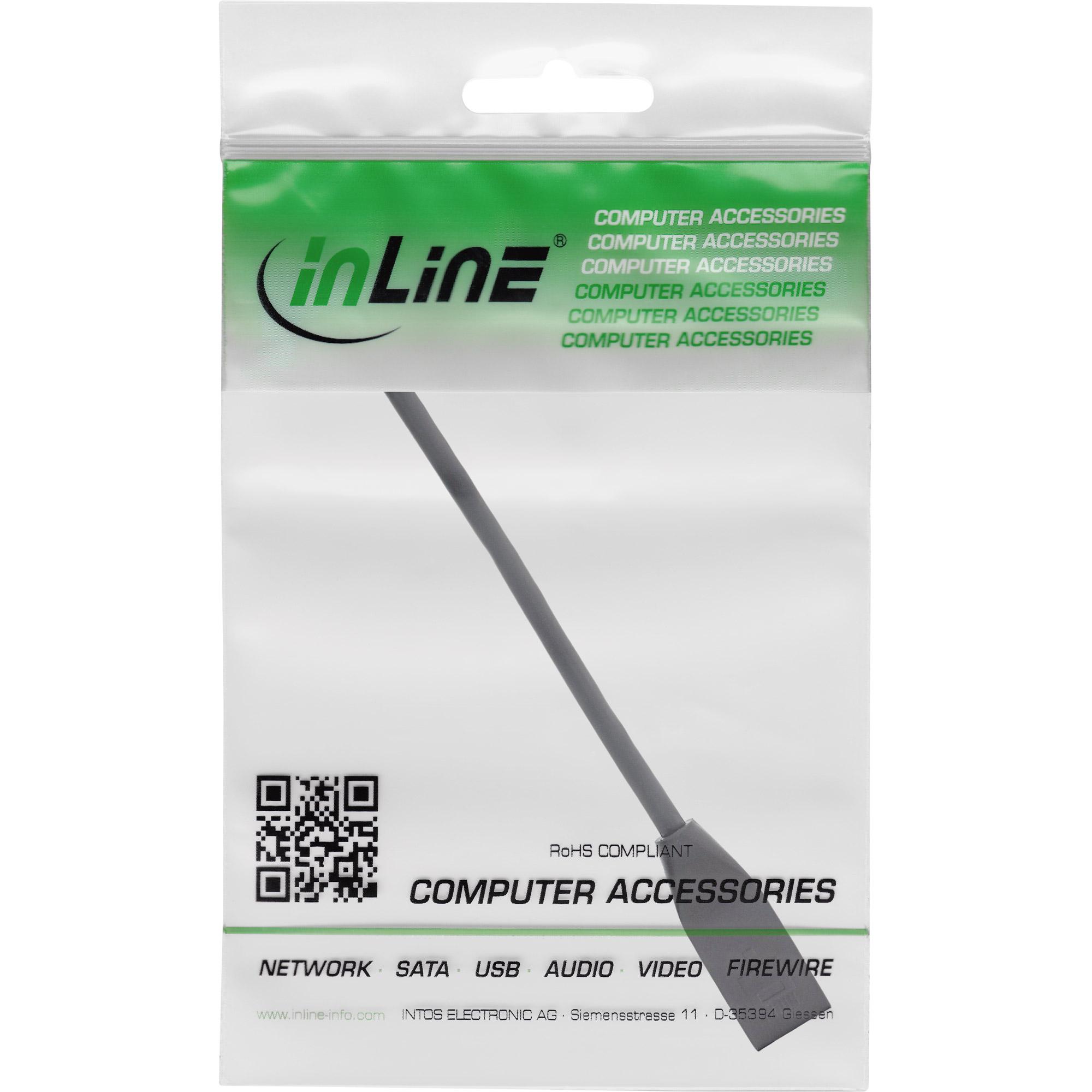 Protezione interfaccia RJ45 Cat.6A S-FTP - RJ45 St.-Bu. - nero - 0 -2m