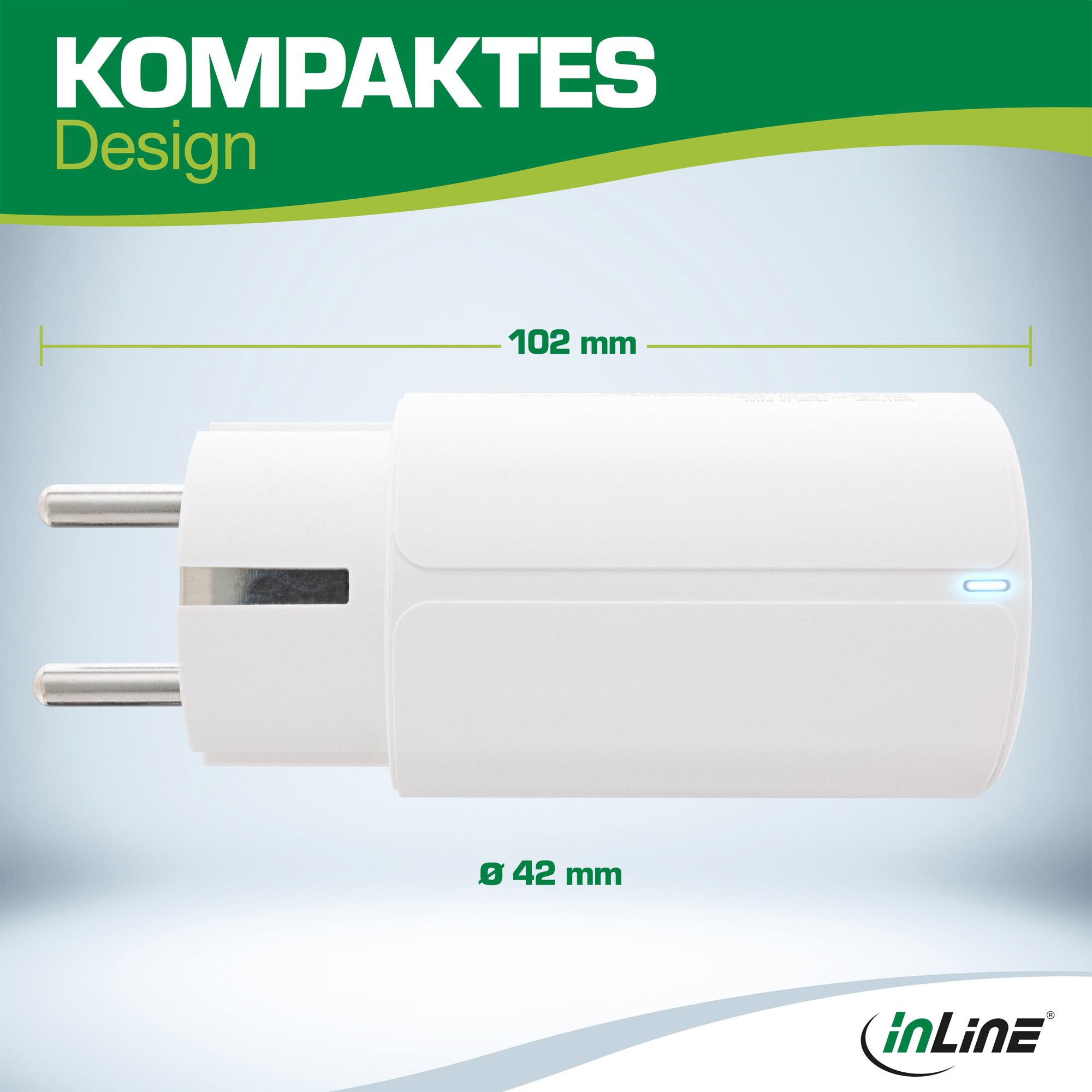 InLine Alimentatore USB PD caricatore GaN 3 porte doppio USB-C USB-A 65W