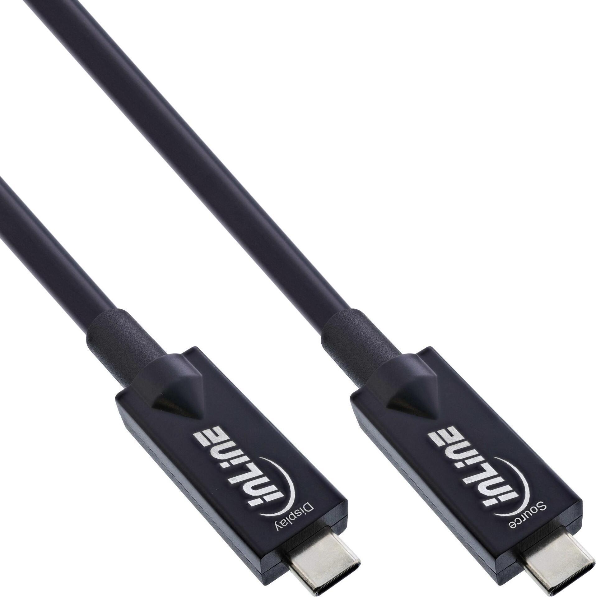 Cavo USB 3.2 Gen.2 AOC - USB-C maschio-maschio - nero - 15m