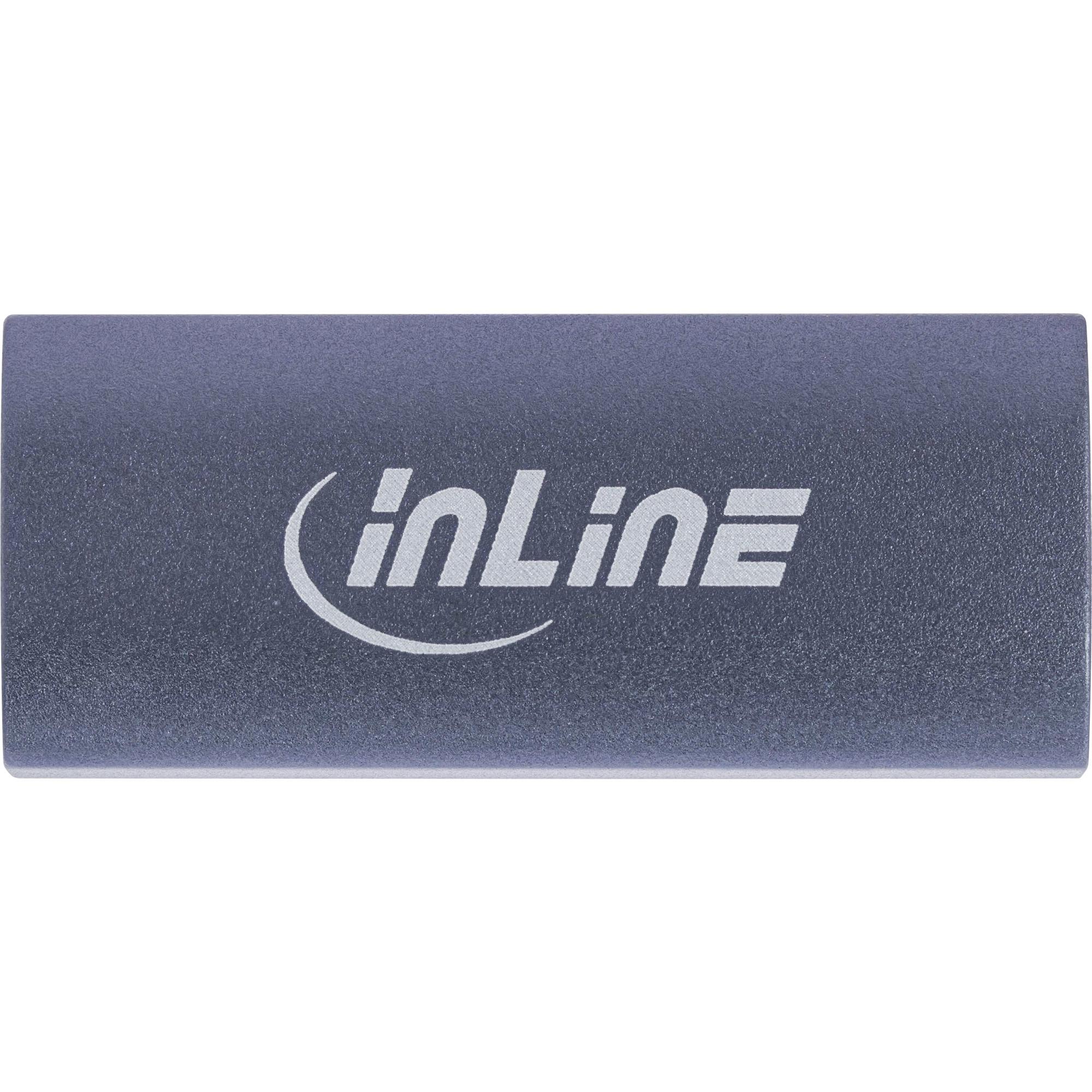 Adattatore USB4 - USB-C femmina-femmina - alluminio - grigio
