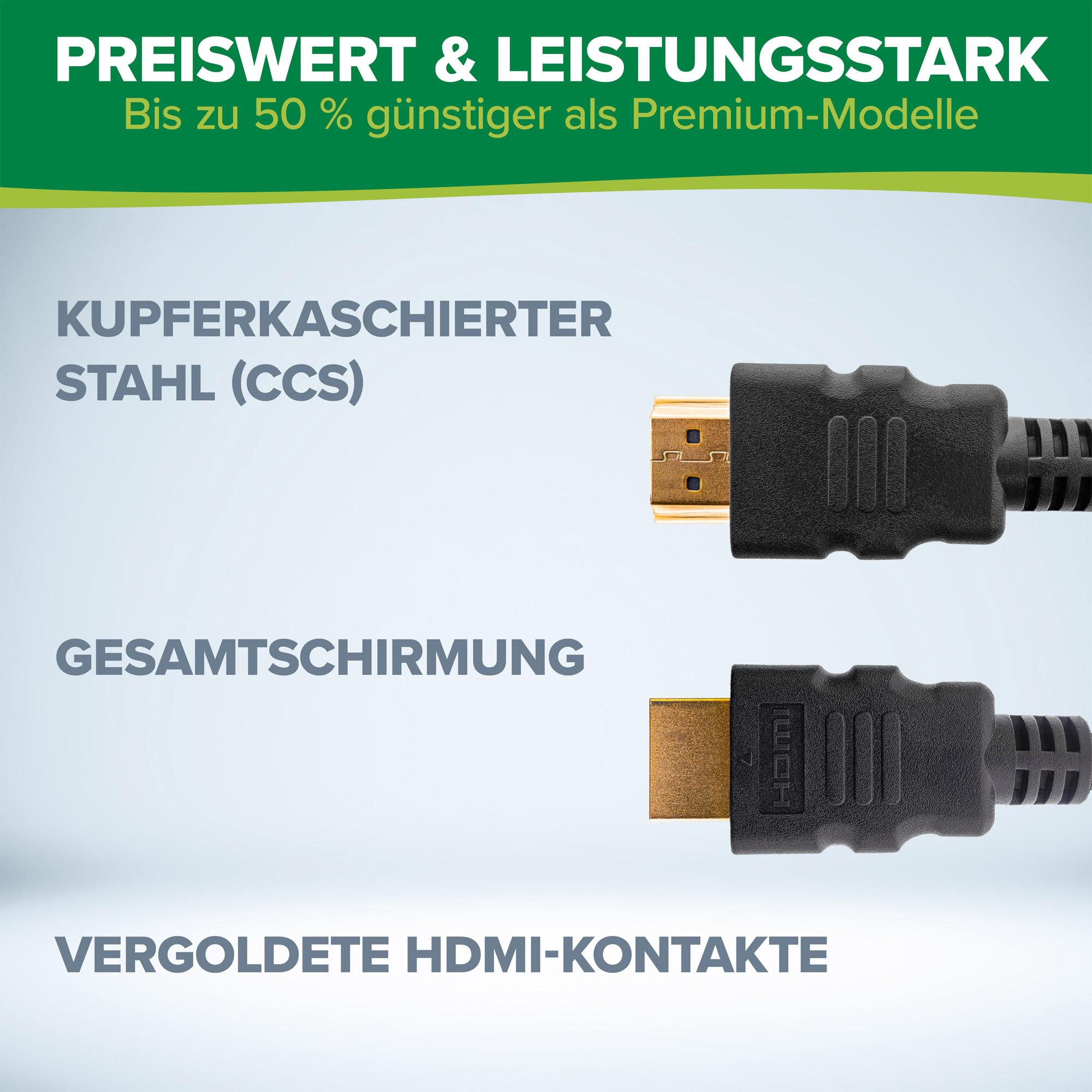 InLine Cavo HDMI HDMI High Speed con Ethernet maschio/maschio nero 3m