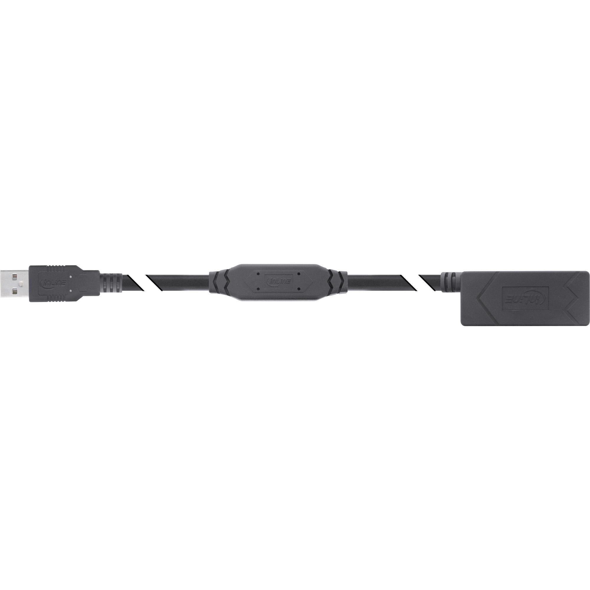 Prolunga attiva USB 2.0 - USB-A maschio-femmina - 15m
