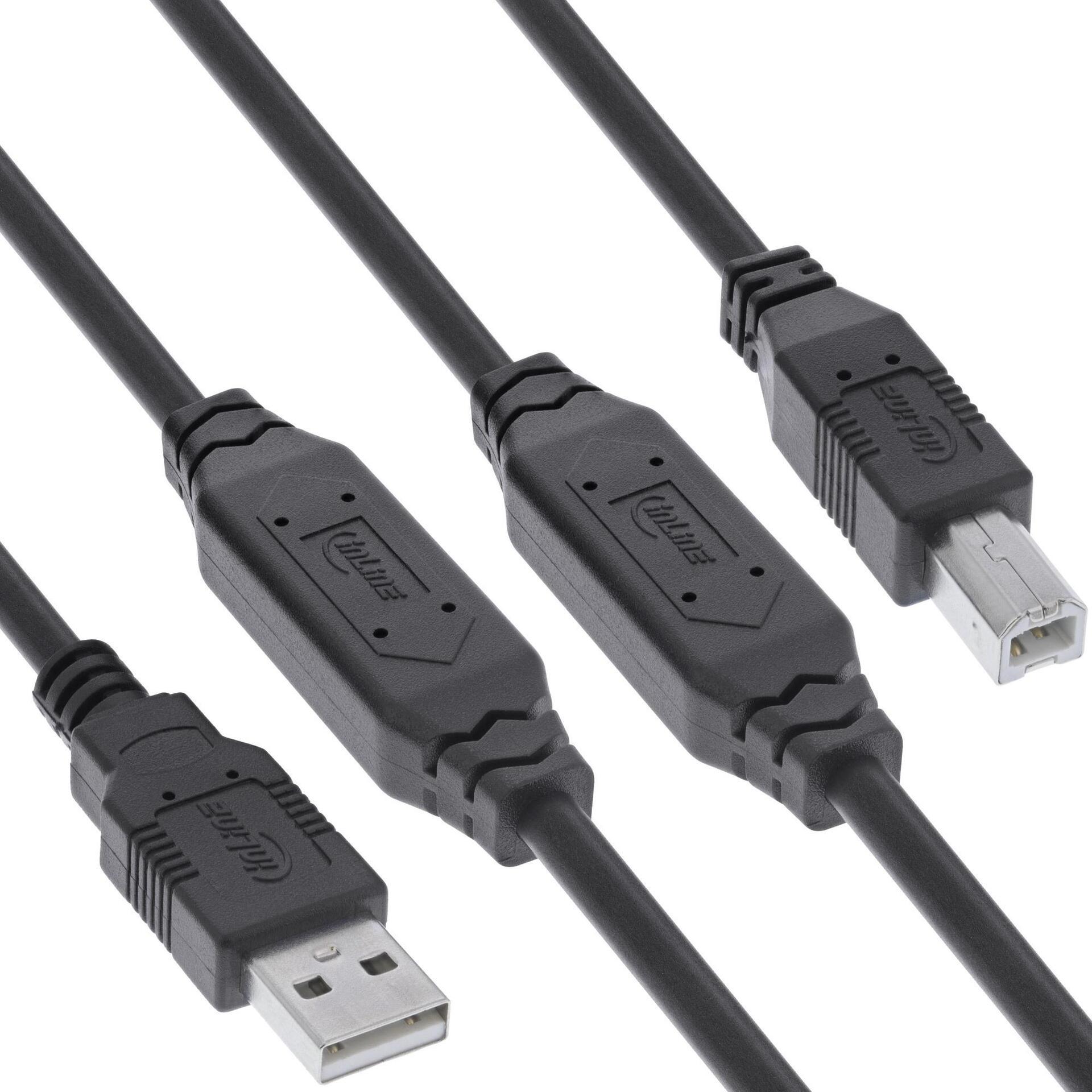 Cavo attivo USB 2.0 - da spina USB-A a spina USB-B - 25 m