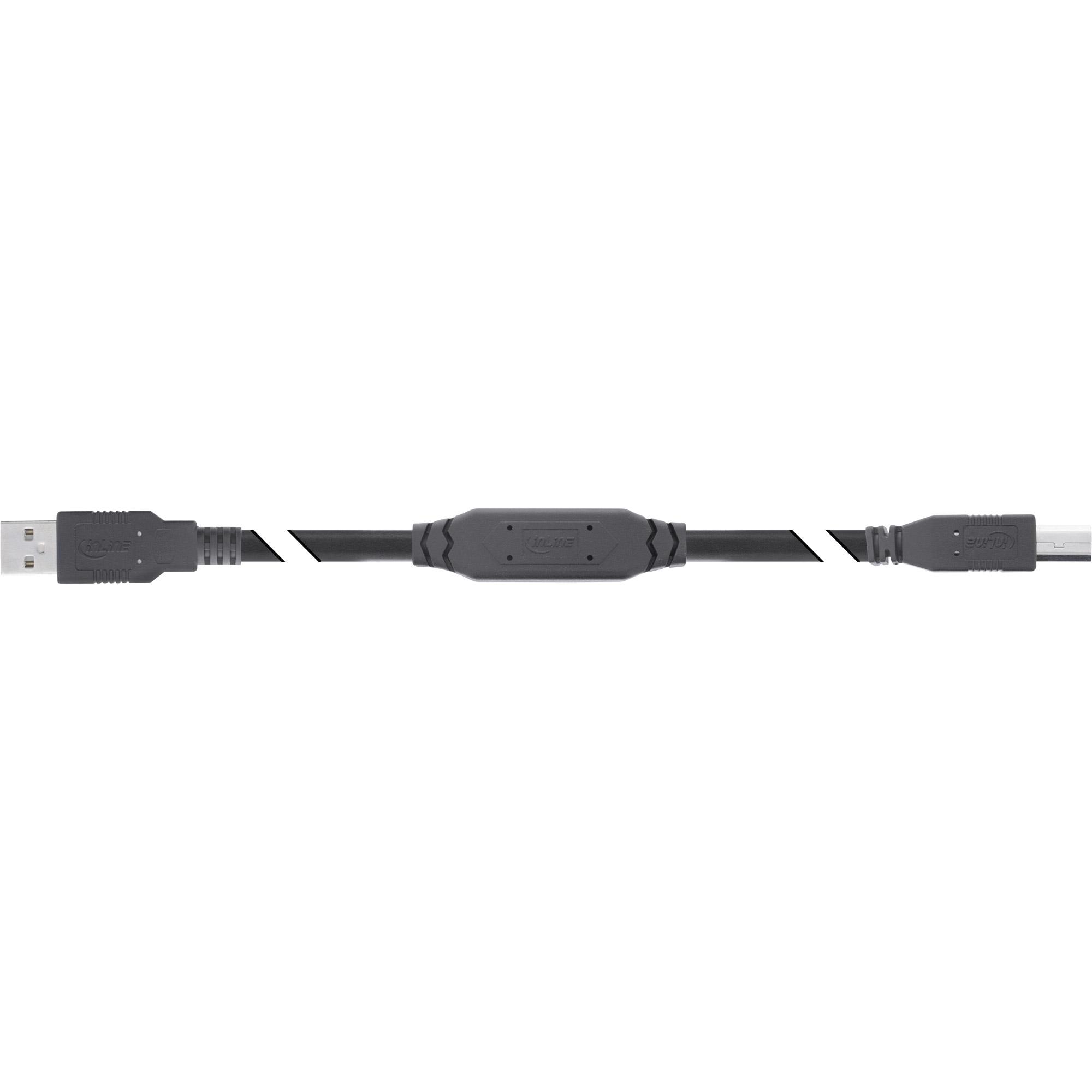 Cavo attivo USB 2.0 - da spina USB-A a spina USB-B - 7,5 m