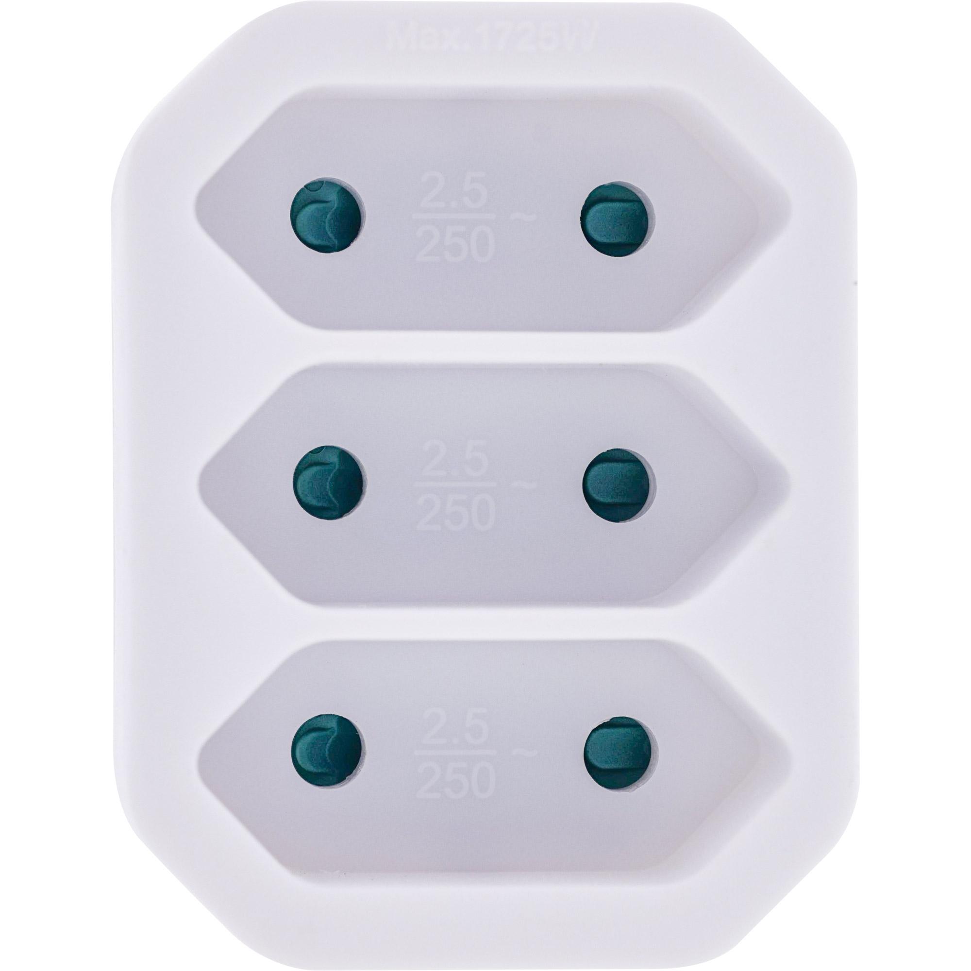 InLine 16471A adattatore per presa di corrente Tipo F Tipo C (Europlug) Bianco