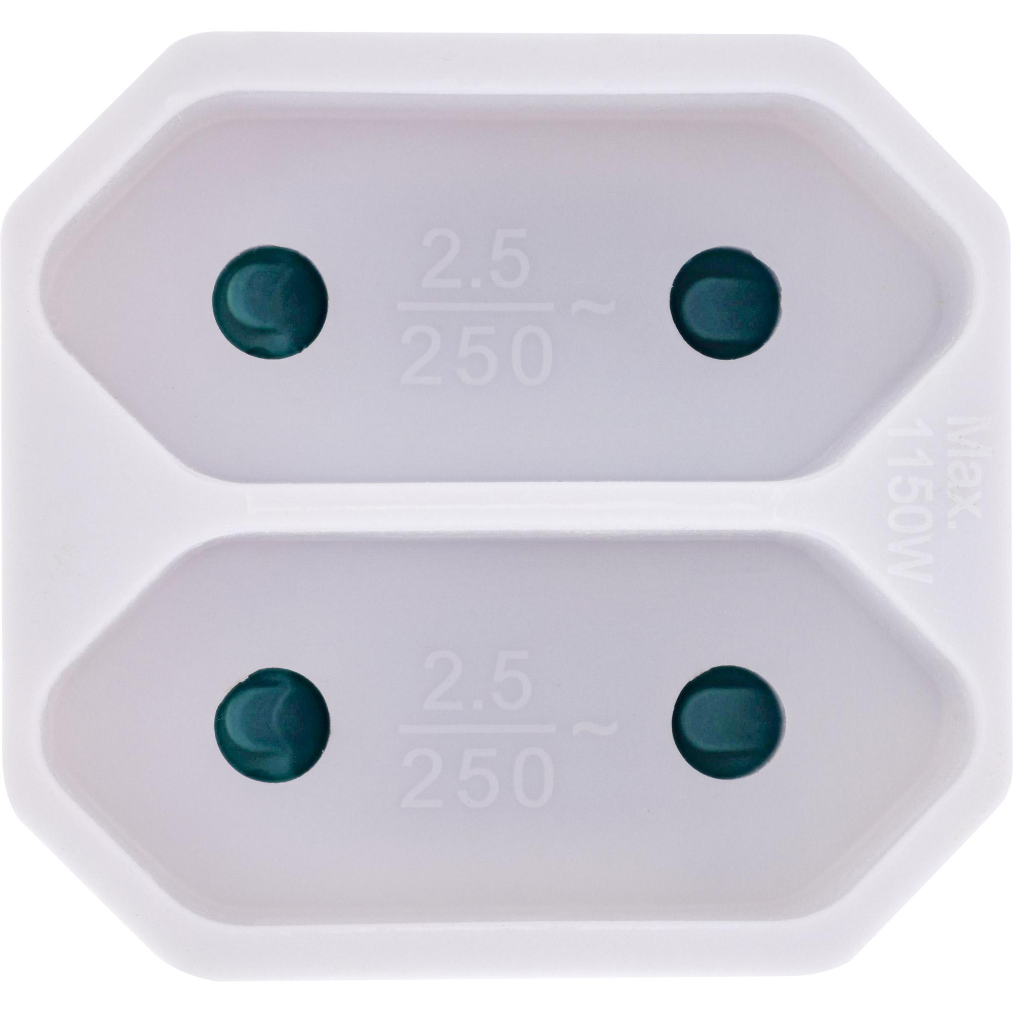 InLine 16471D adattatore per presa di corrente Tipo F Tipo C (Europlug) Bianco
