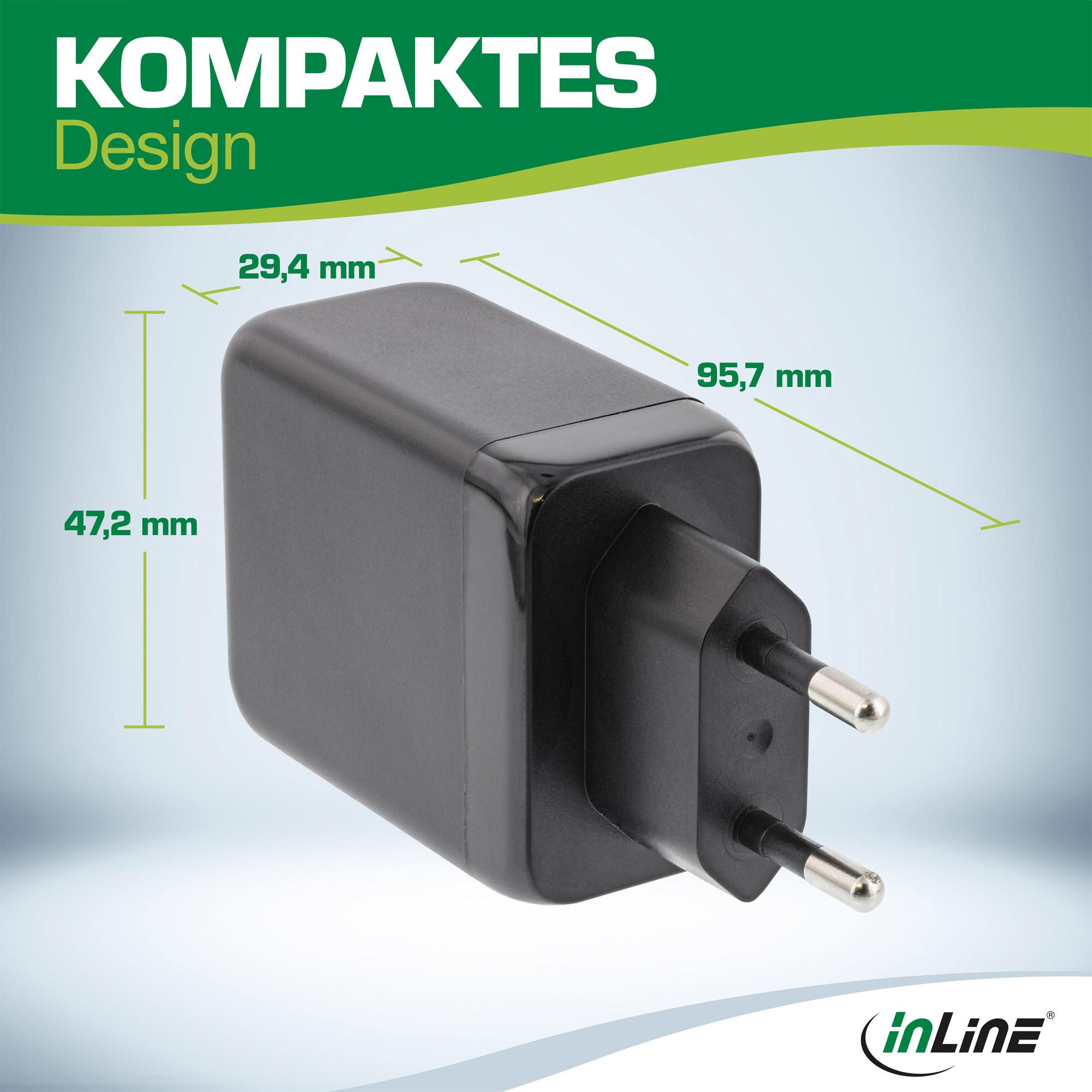InLine 31506E Caricabatterie per dispositivi mobili Universale Bianco AC Ricarica rapida Interno