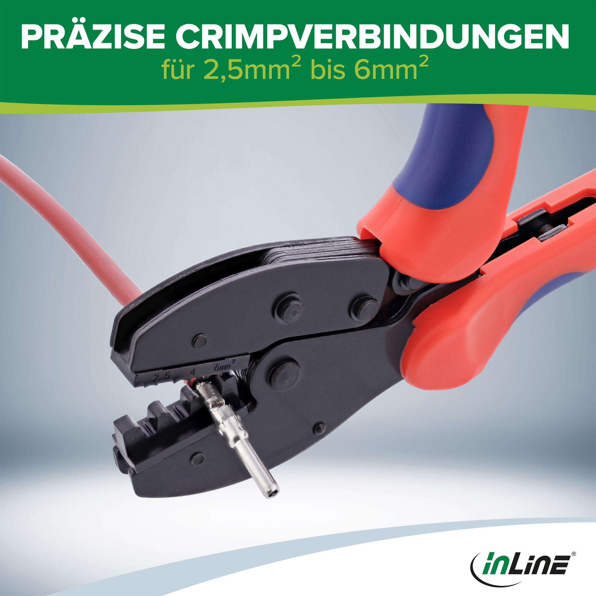 InLine Pinze a crimpare per connettori PV4 MC4 per il solare fotovoltaico