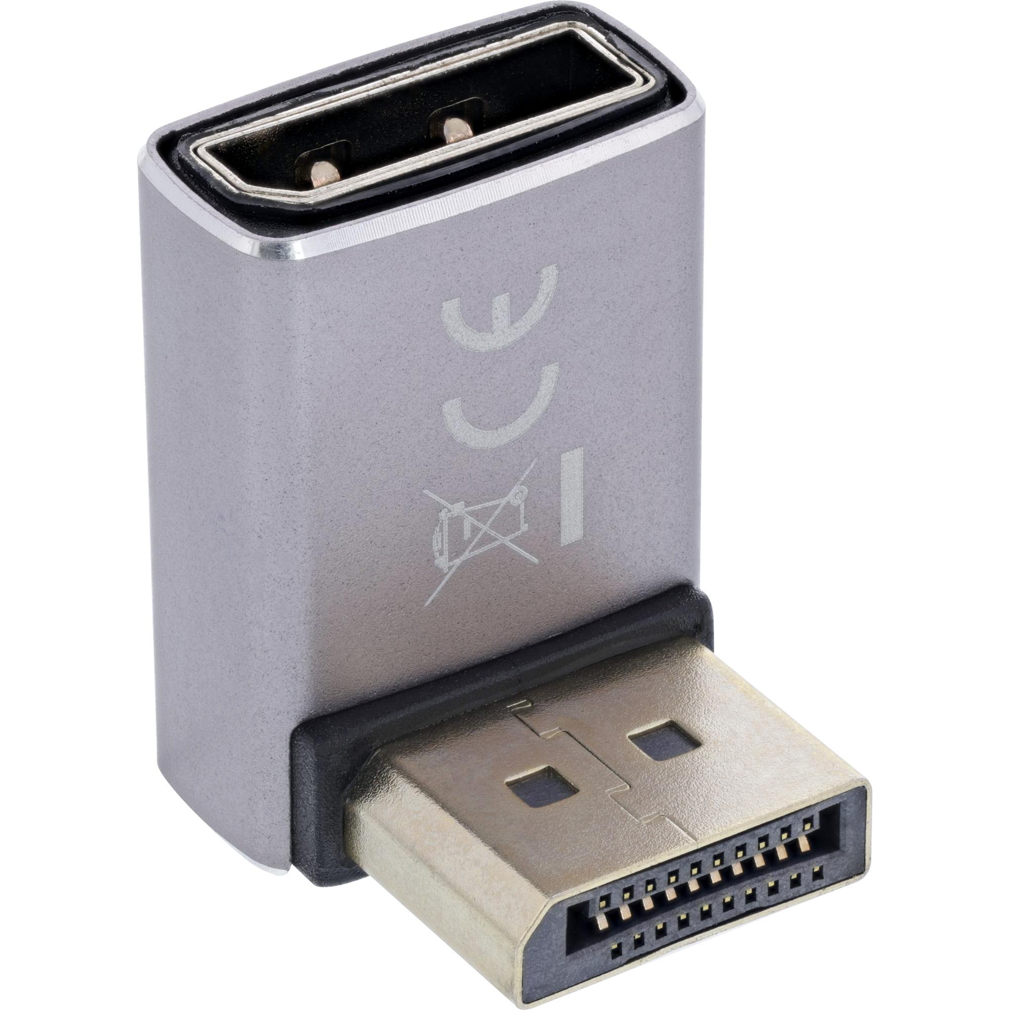 InLine 17291F adattatore per inversione del genere dei cavi DisplayPort Mini DisplayPort Grigio Nero
