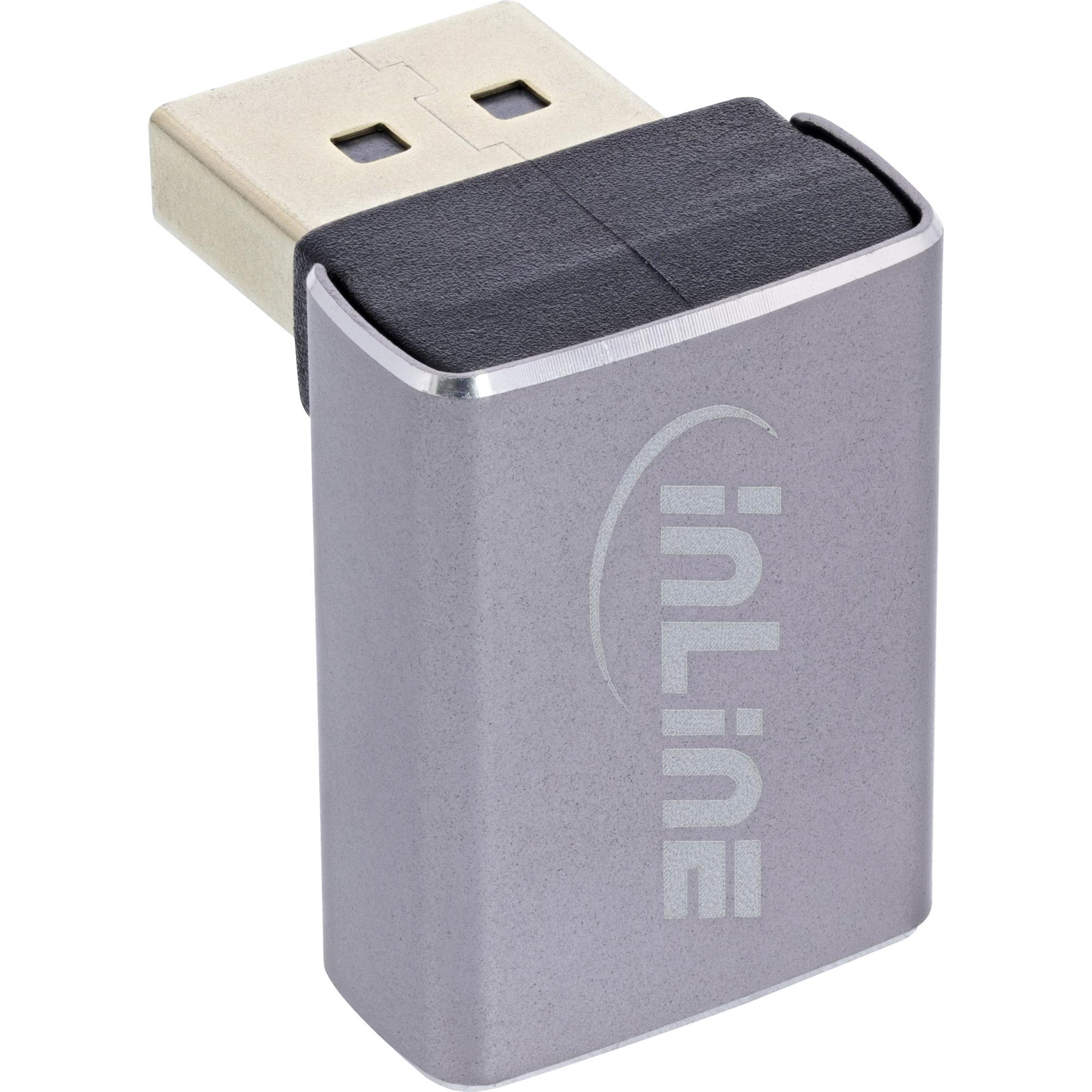 InLine 17291G adattatore per inversione del genere dei cavi DisplayPort Grigio Nero