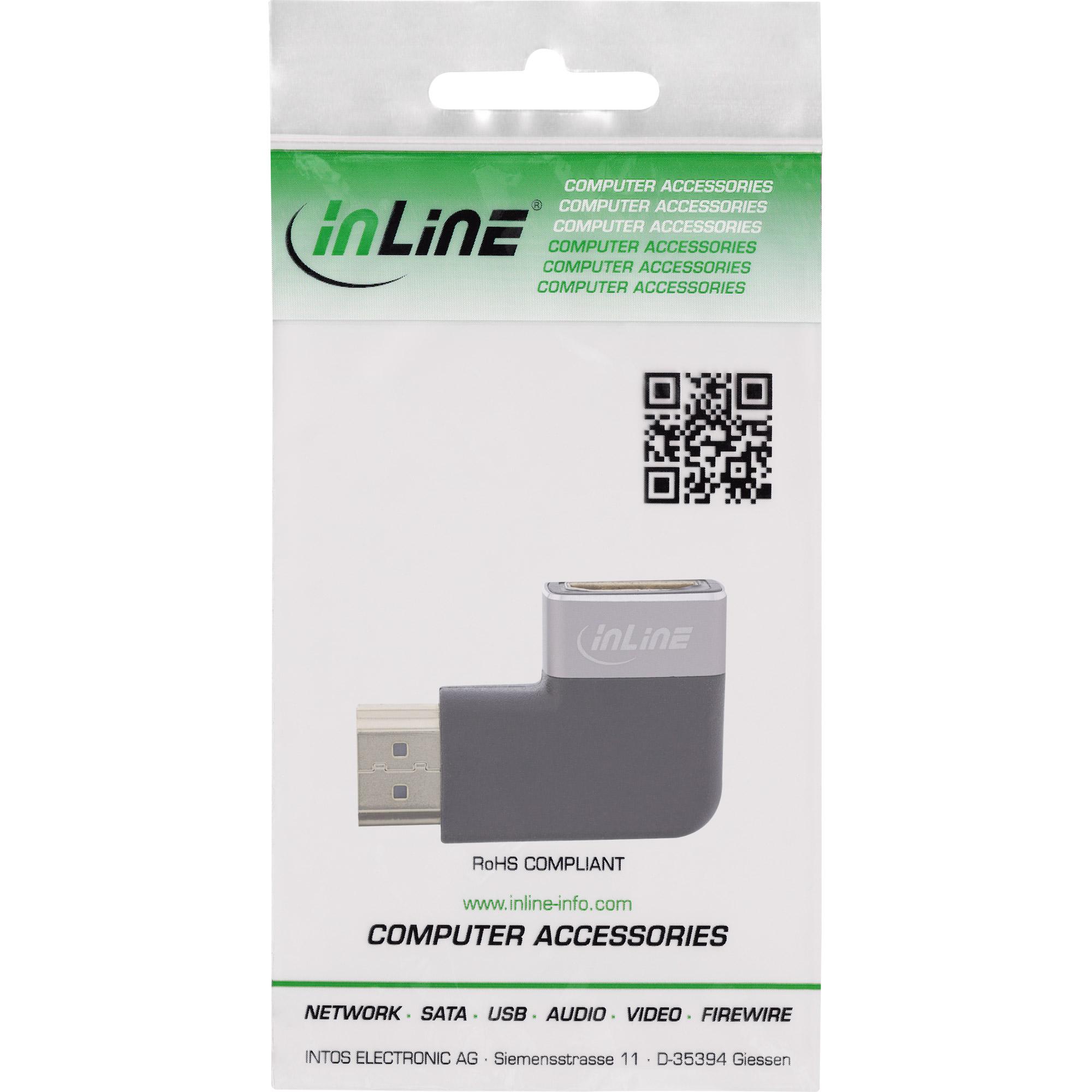 InLine 17991E adattatore per inversione del genere dei cavi HDMI A Nero Grigio