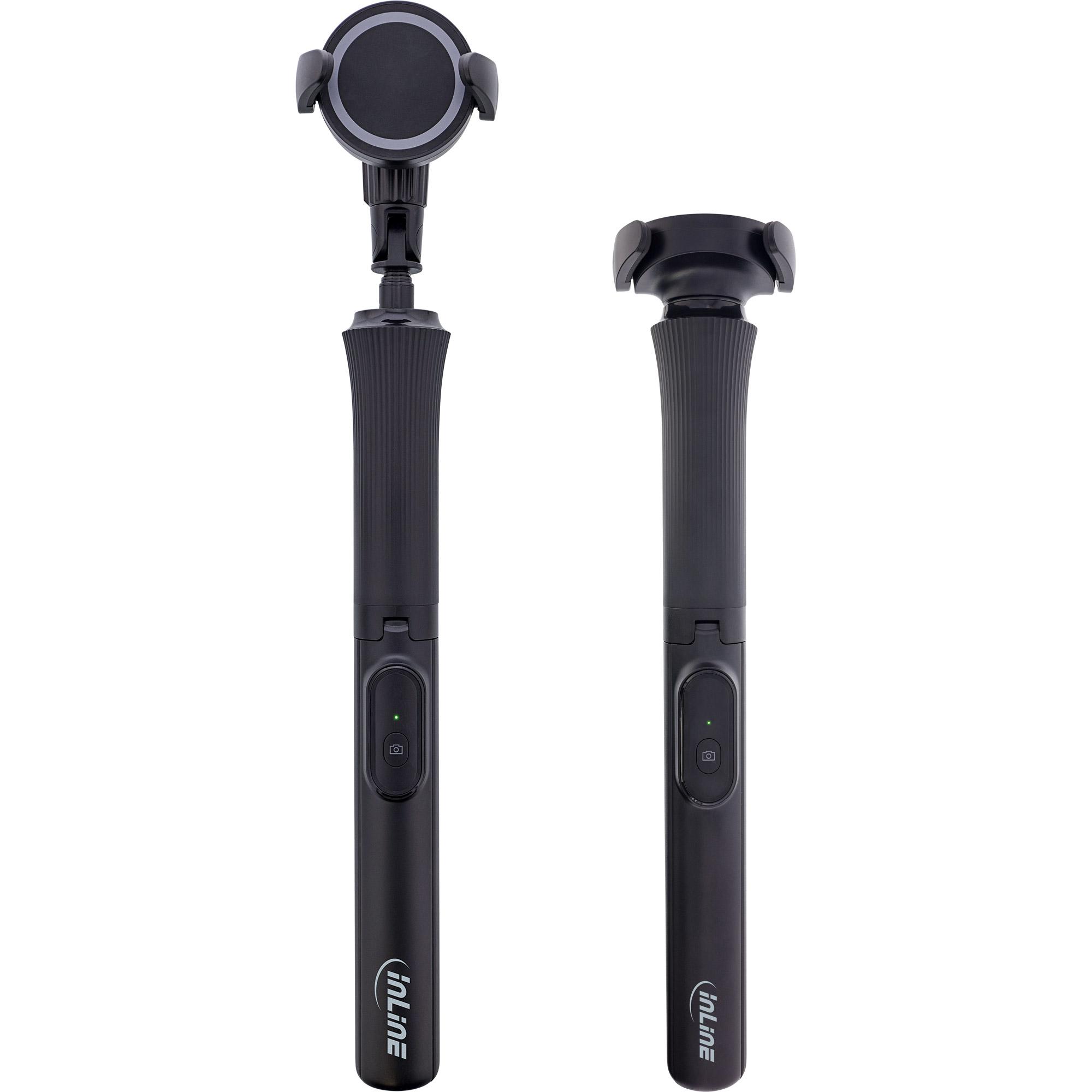 InLine 48091 treppiede Smartphone 3 gamba/gambe Nero