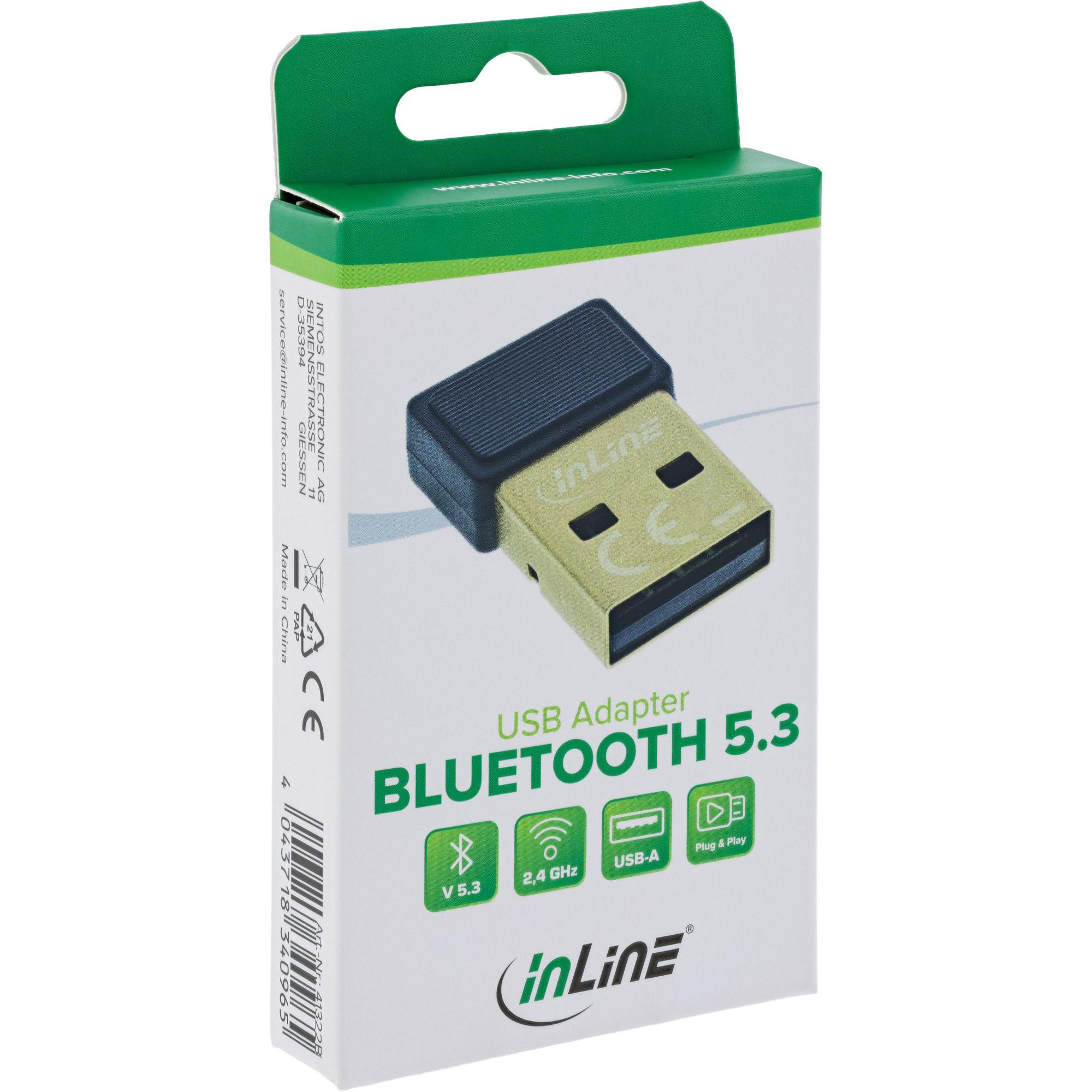 InLine 41322B scheda di rete e adattatore Bluetooth 3 Mbit/s
