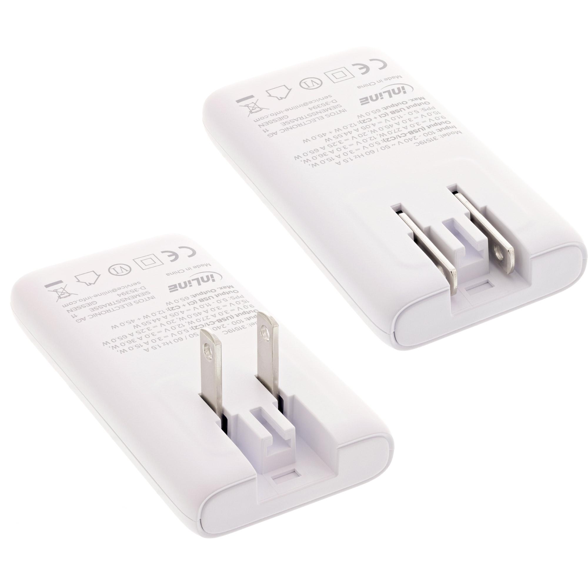 InLine 31519C Caricabatterie per dispositivi mobili Universale Bianco AC Interno