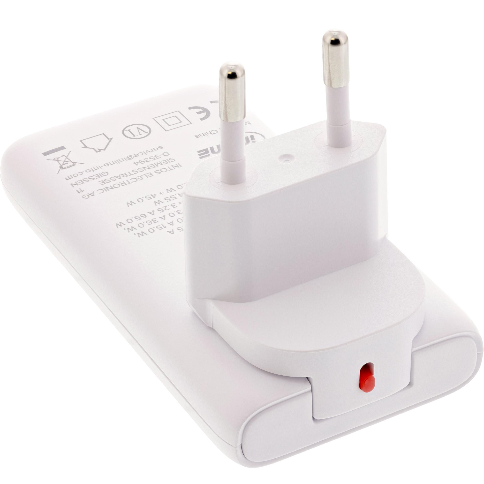 InLine 31519C Caricabatterie per dispositivi mobili Universale Bianco AC Interno