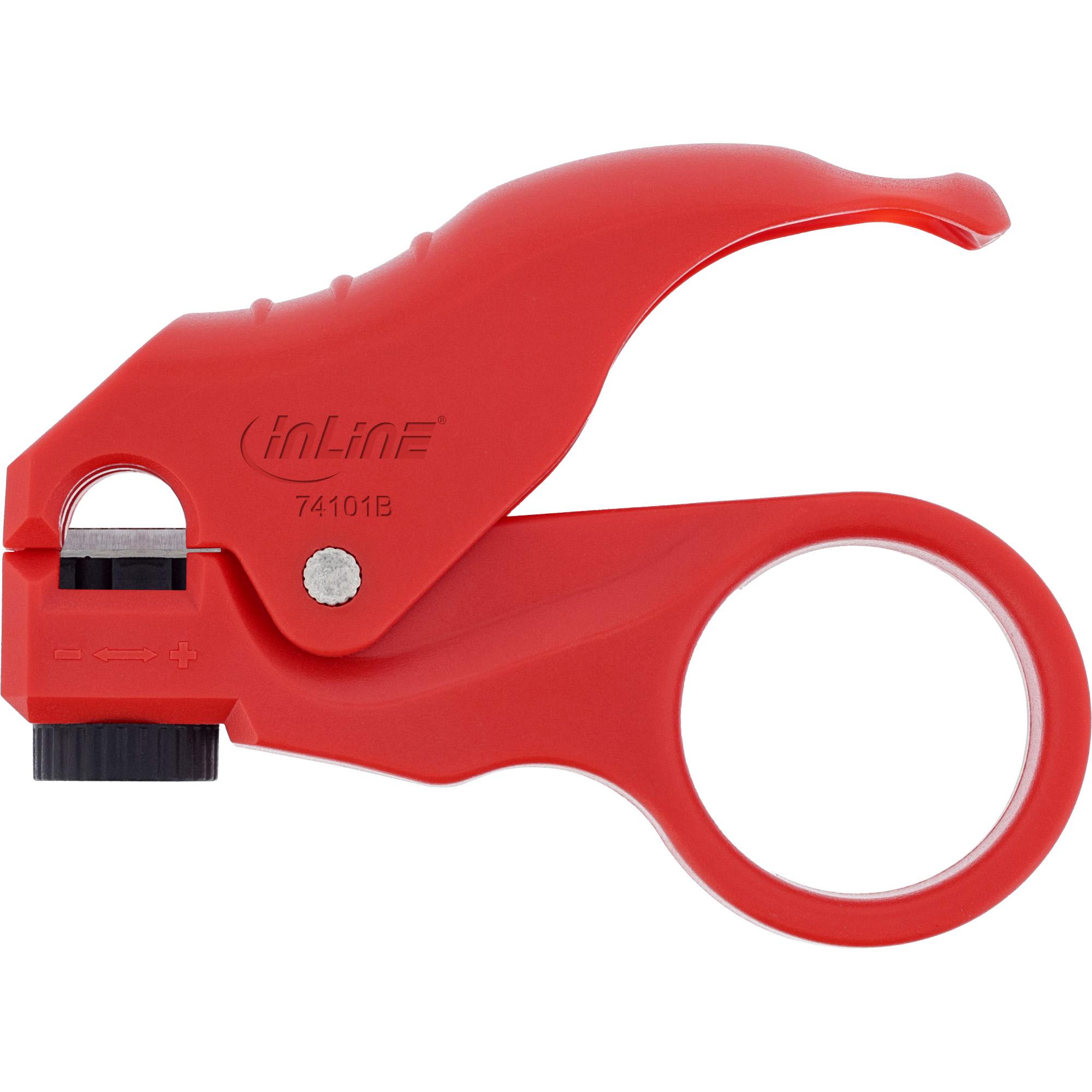 InLine 74101B pinza spellacavi Rosso