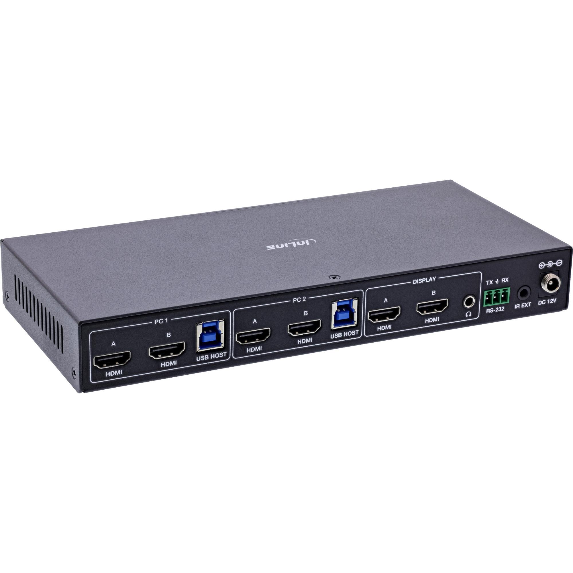 InLine 57885F switch per keyboard-video-mouse (kvm)