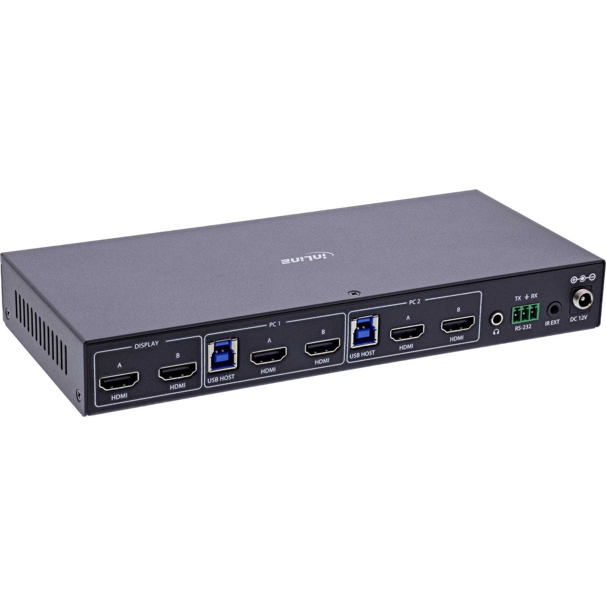 InLine 57885H switch per keyboard-video-mouse (kvm)
