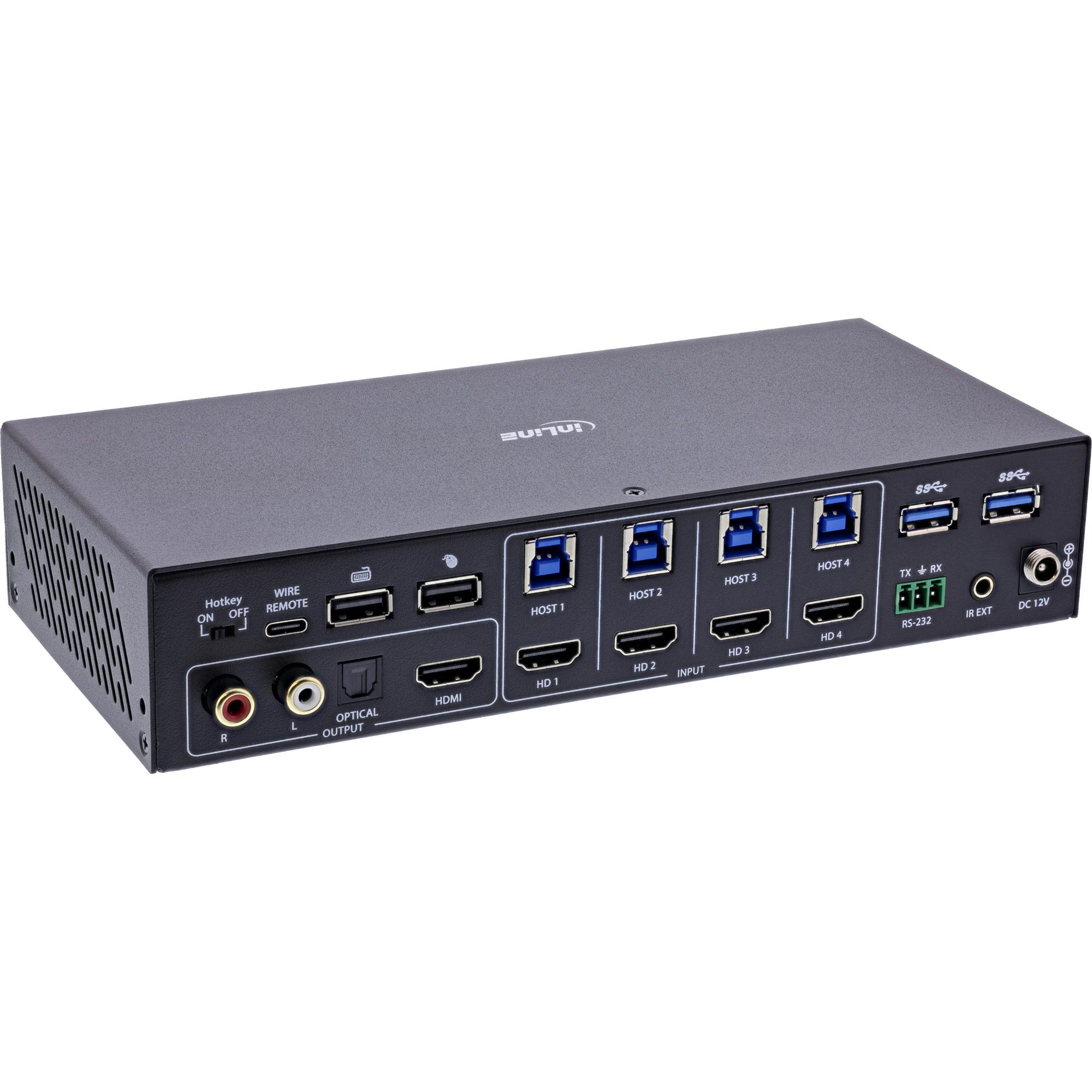 InLine 57885I switch per keyboard-video-mouse (kvm)