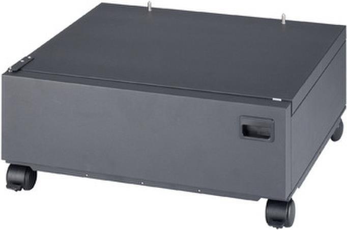 KYOCERA CB-5100L-B Base Mobiletto di supporto nero basso in legno, con ruote (LxPxA) 39 x 53 x 37 cm
