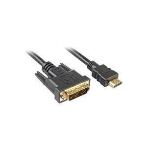 Sharkoon 4044951009053 cavo e adattatore video 2 m HDMI DVI-D Nero (Sharkoon adapter cable - 2 m)