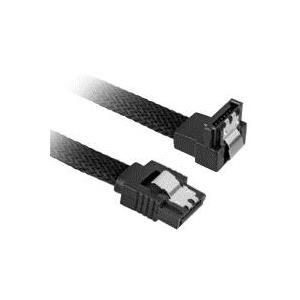 Sharkoon 0.75m, 2xSataIII cavo SATA 0,75 m SATA 7-pin Nero (Sharkoon SATA-kabel - 75 cm)