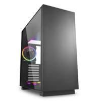 Sharkoon Pure Steel RGB Midi Tower Nero (Sharkoon PURE STEEL - tower - udvidet)