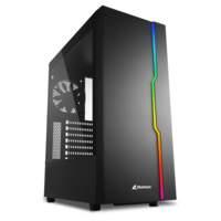 SHARKOON CASE ATX RGB SLIDER PANNELLO IN VETRO NO ALIM