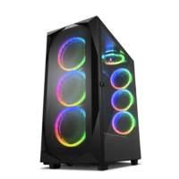 SHARKOON CASE REV300 FULL-TOWER SIDE GLASS - BLACK
