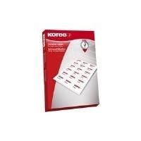 Etichette dorso cartelle Kores 190 x 61 mm verde larghe corte (L19061.253)