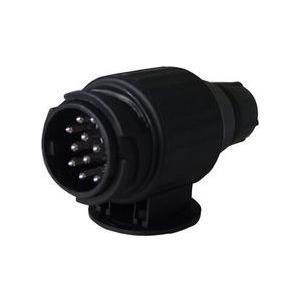 Spina per auto IWH per gancio di traino capacità di carico a 13 poli 20 A a 12 V custodia in resistente agli urti - 1 pezzo (0