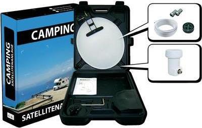 Custodia da campeggio Megasat - Antenne - Antenna Parabol - Satellite - singolo LNB - Montaggio a parete possibile, albero, sup