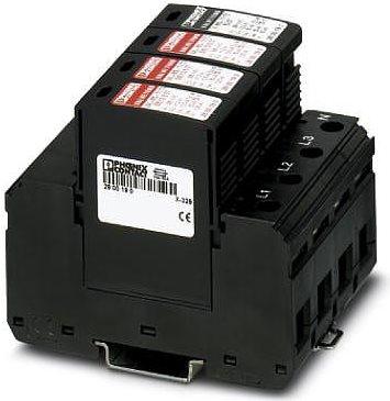 Scaricatore di sovratensione AC Phoenix tipo 12 trifase PROTEZIONE VAL-MS-T1/T2 335/125/31