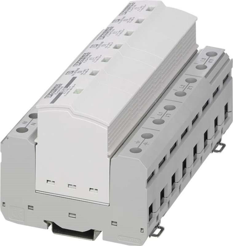 Phoenix Contatto 2905470 BLITZSTROM/ OverVoltage Combination Combinazione Tipo 1+2/ Flt-Sec-T1+T2-3S-350/25-FM IP20 (2905470)