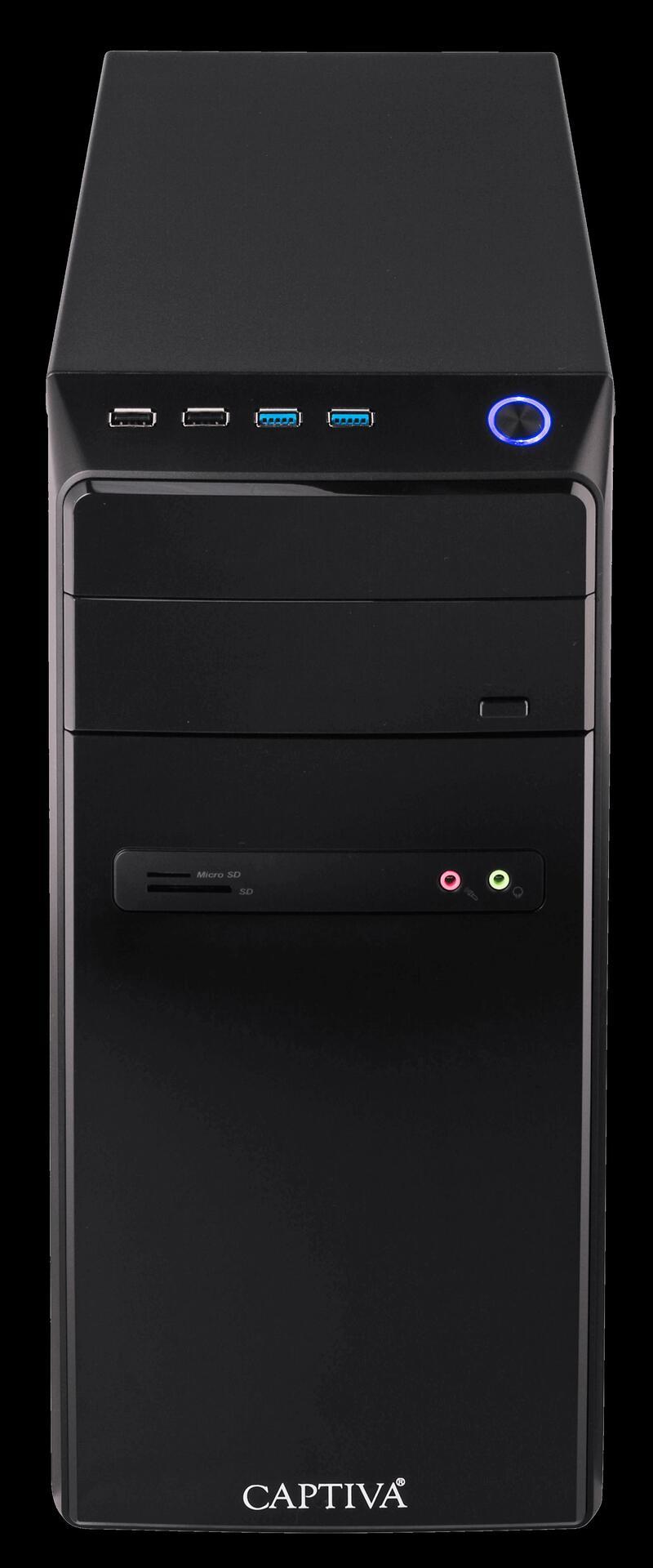 Captiva Power Starter PC I65-021 i5-11400 SSD da 16 GB/480 GB Intel UHD DVD-RW Win11