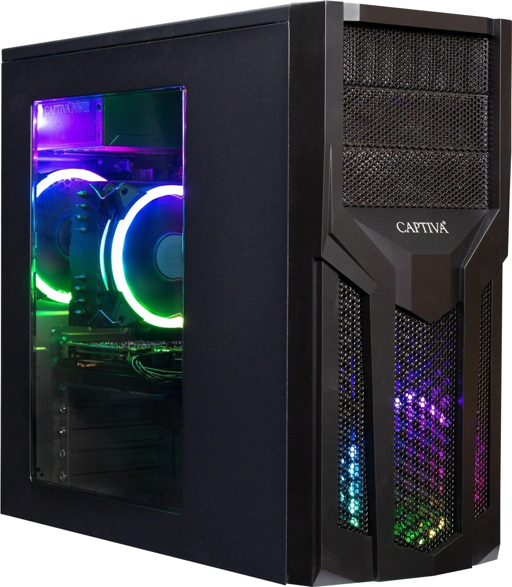 Captiva I65-547 PC DDR4-SDRAM i5-10400F Tower Processori Intel Core i5 di decima generazione 16 GB 500 GB SSD Nero (65547)