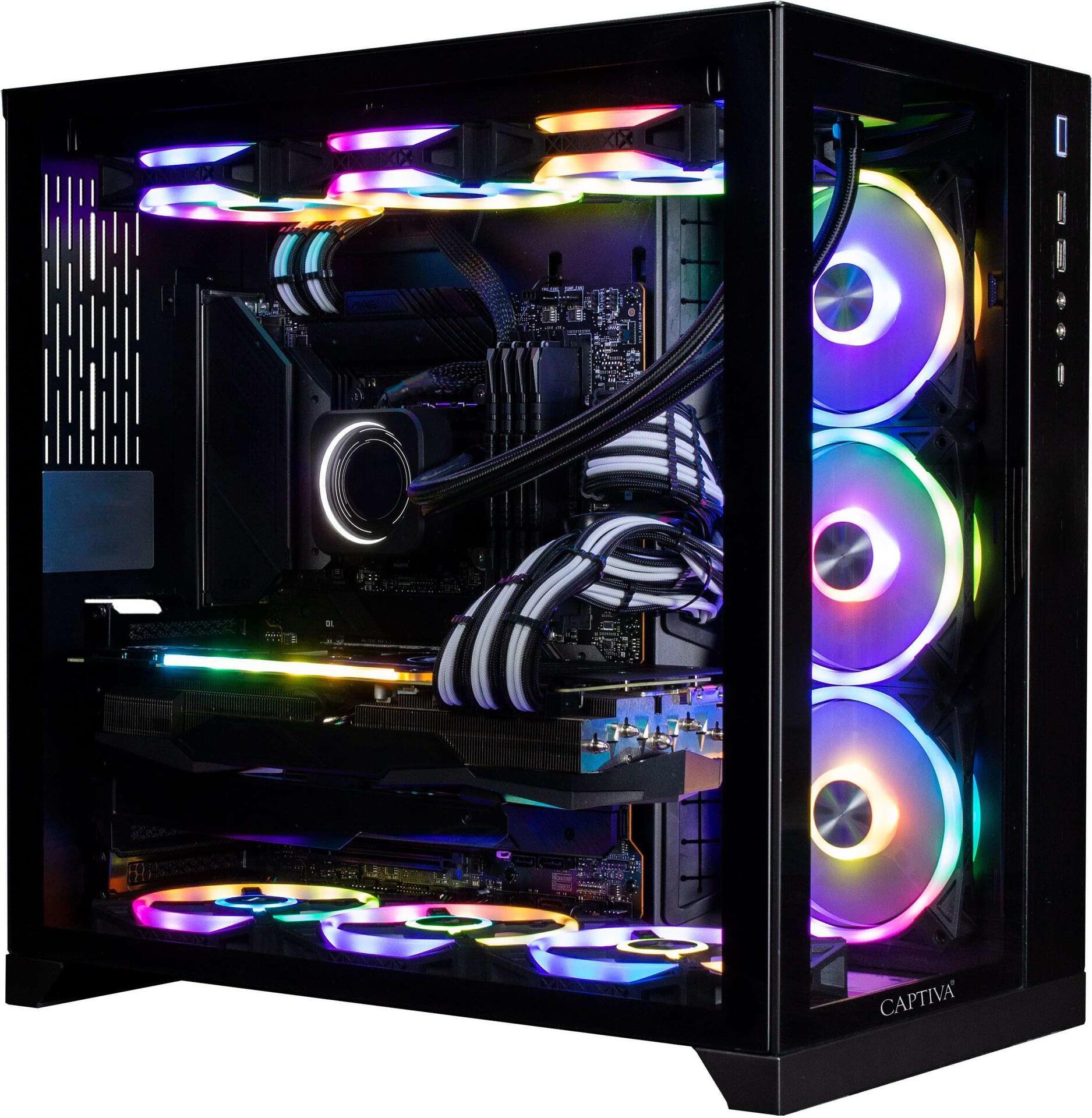 Captiva Gioco di fascia alta I73-927 i9-13900KF 128 GB/2 TB SSD RTX 4070 Windows 11