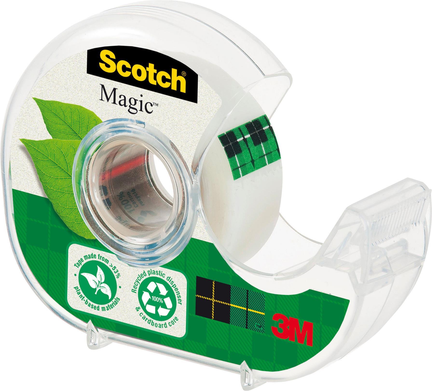 Abler a mano magica da 3M Scotch tra cui film adesivo 900, film adesivo 19mm x 20m: incollato su Invisible, Matt, etichettabile