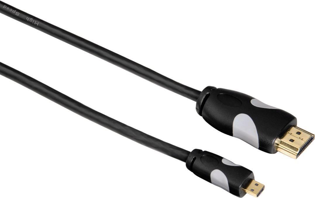 HAMA 132114 Cavo HDMI ad alta velocità con spina tipo A-spina tipo D (micro) (132114)