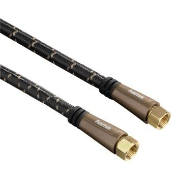 Hama 00122516 cavo coassiale 3 m F Nero